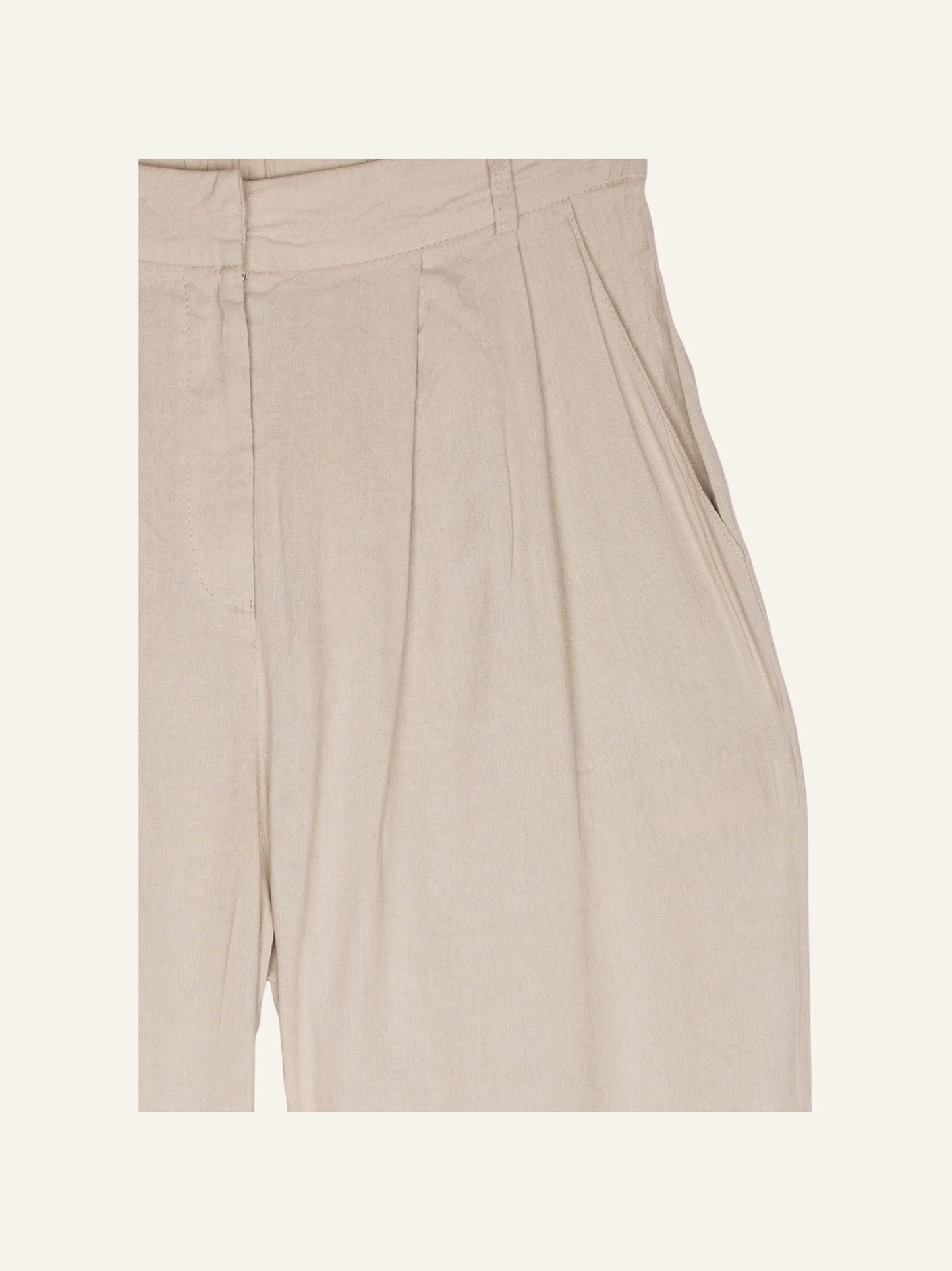 Larry Linen Pants Sand