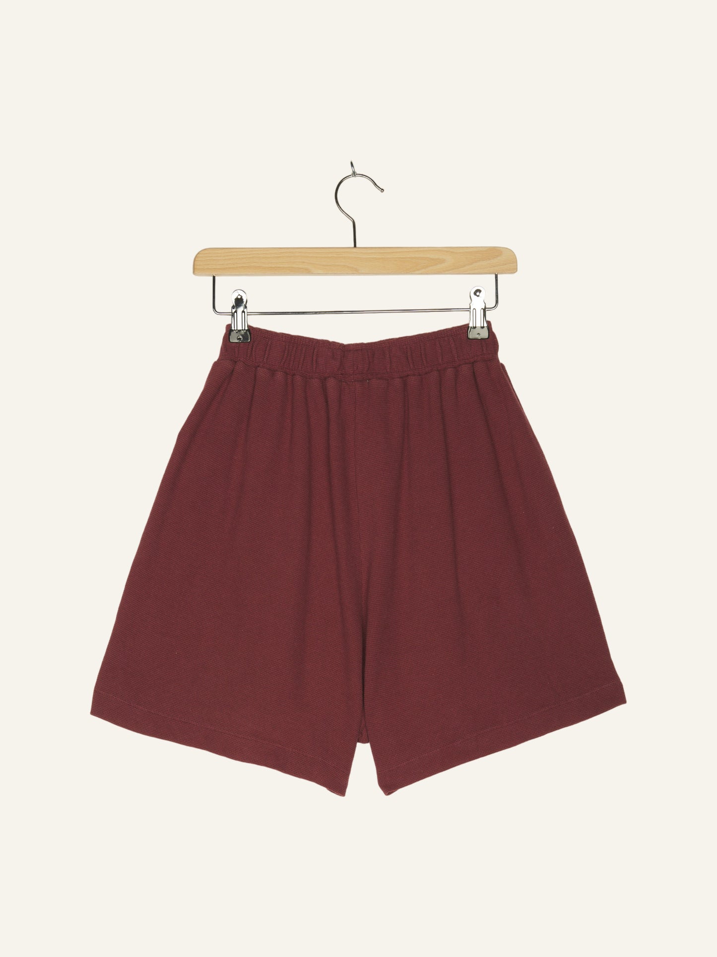 Capi Waffle Shorts Mahogany