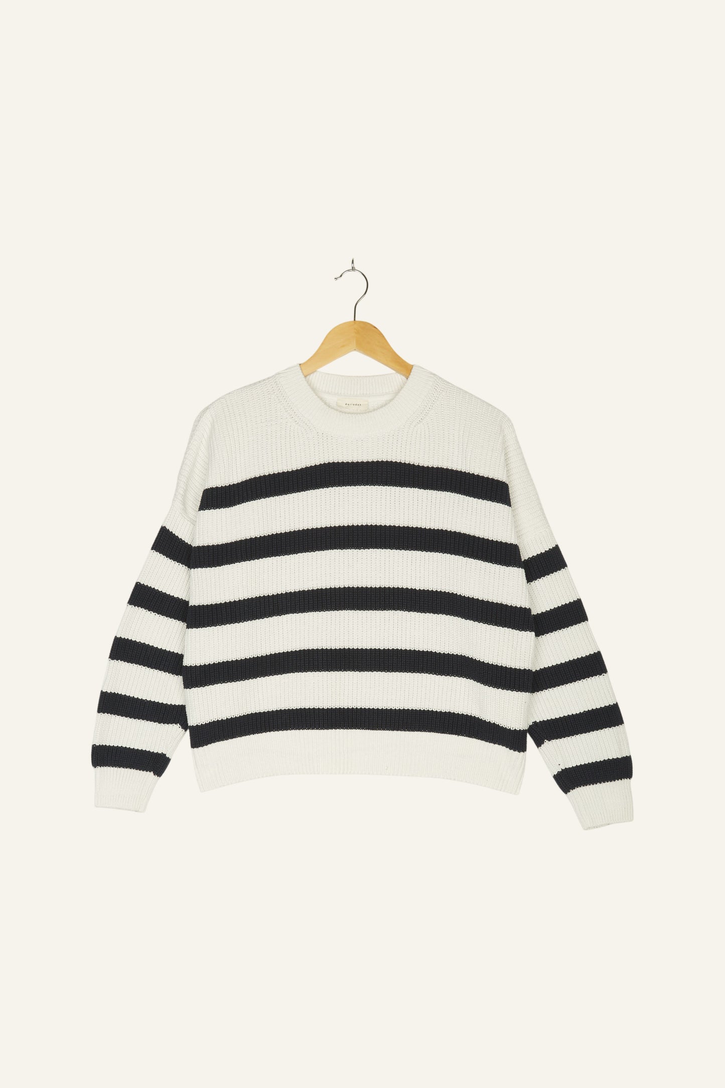 Berta Knitted Jumper Blue White