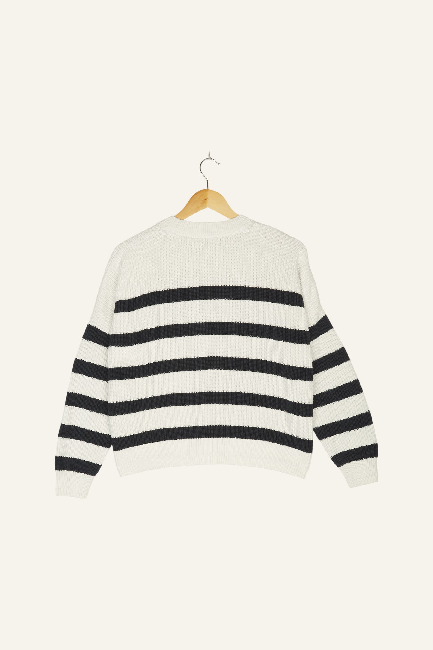 Berta Knitted Jumper Blue White