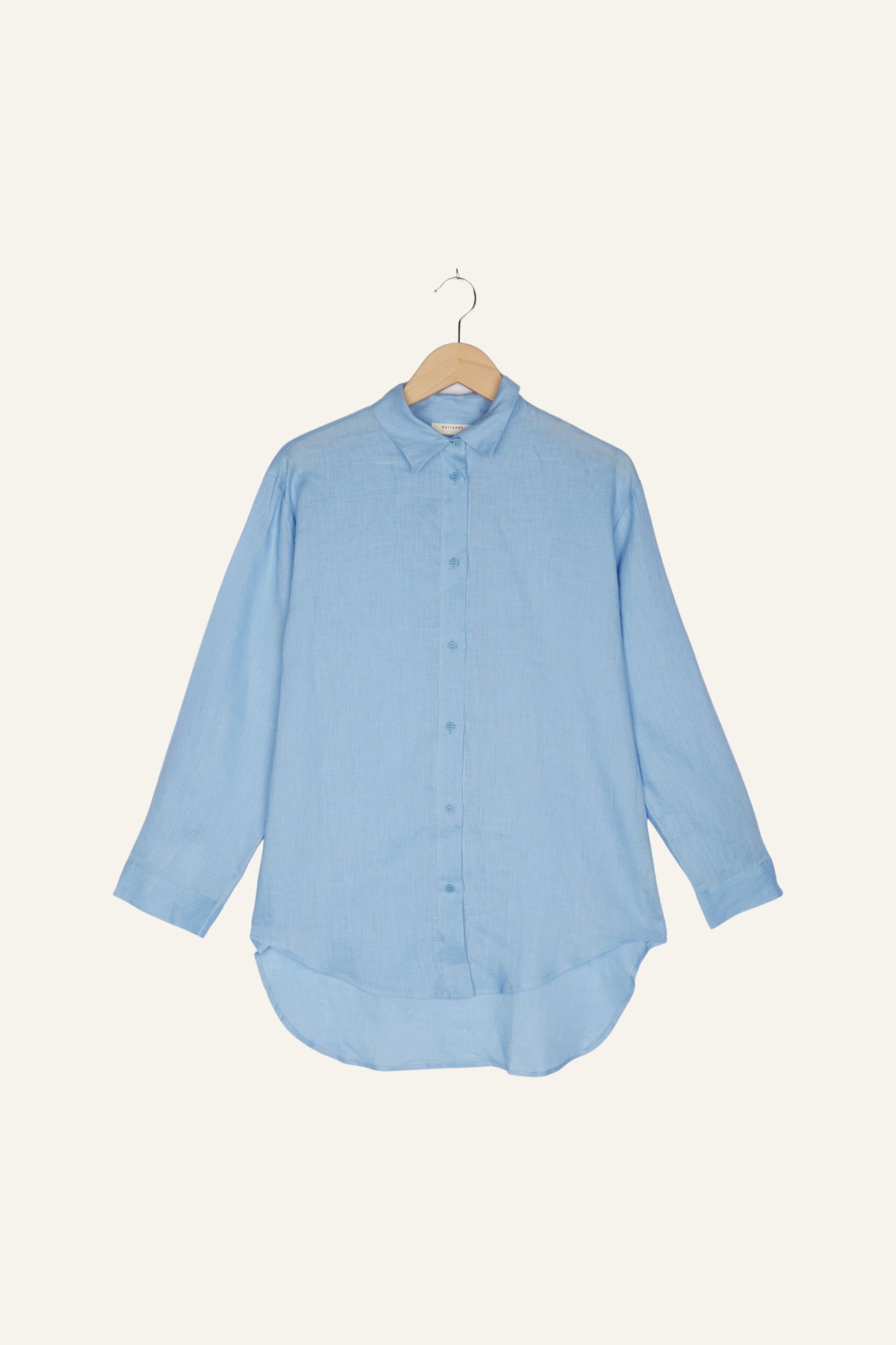 Esther Linen Shirt Soft Blue