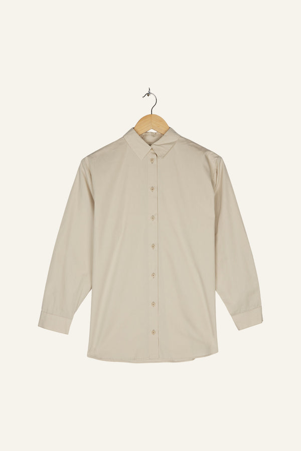 Jane Organic Cotton Shirt Beige