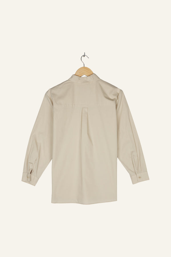 Jane Organic Cotton Shirt Beige