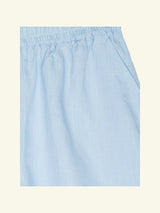 Jane Linen Shorts Soft Blue