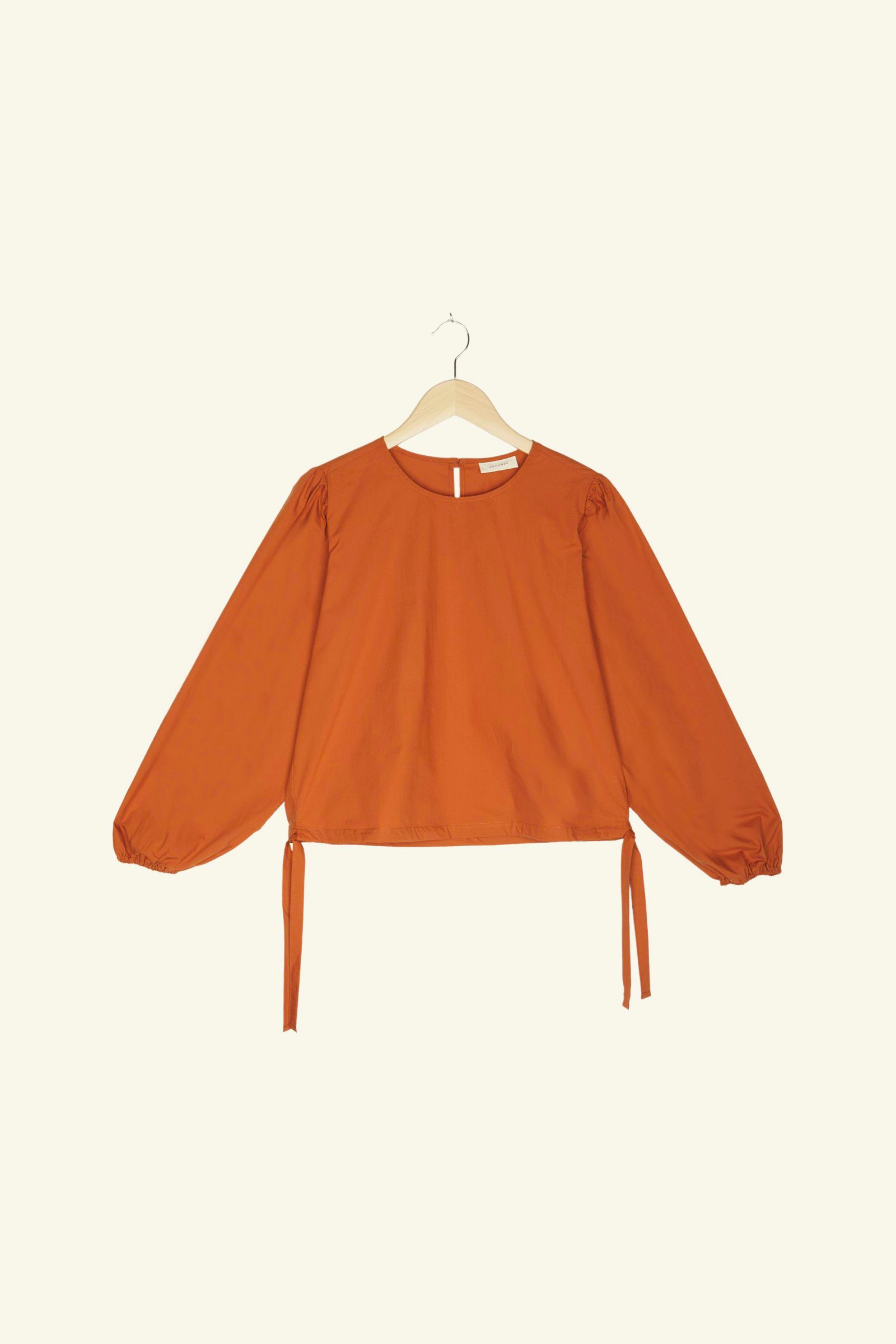 Anna Puffed Longsleeve Top Ginger Bread