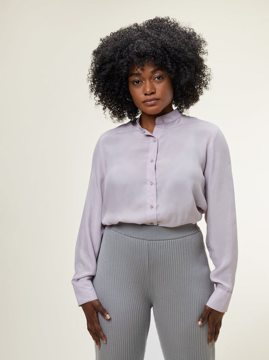 Bruna Bluse Pale Lilac