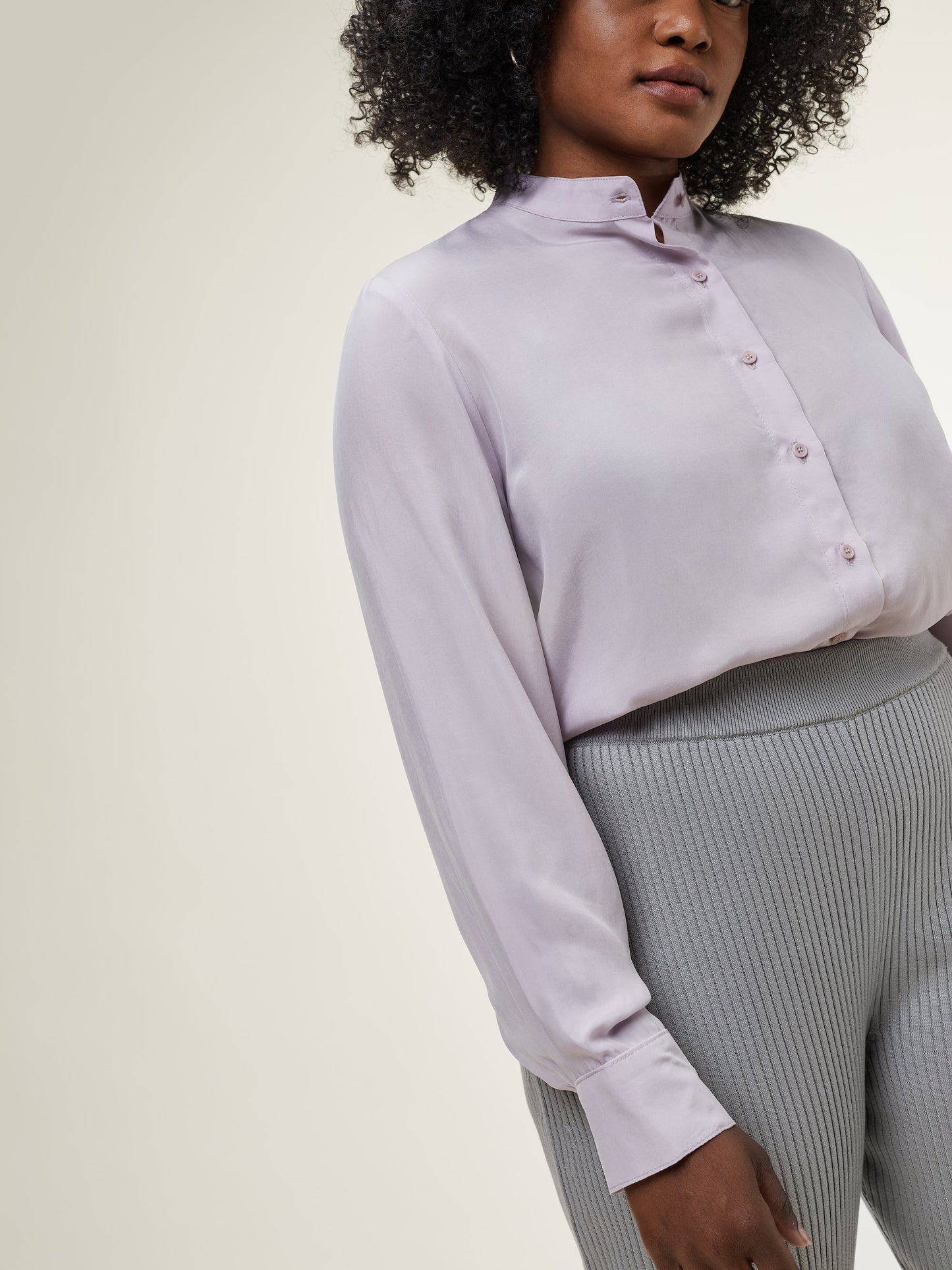Bruna Bluse Pale Lilac