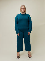 Cosima Knitted Pant Deep Teal