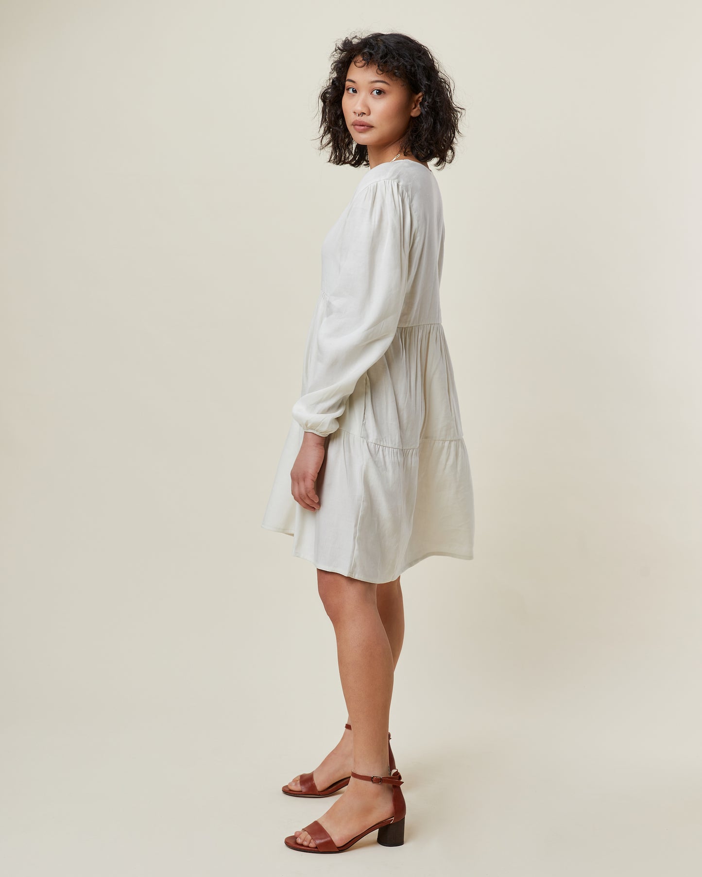 Leila Dress Off White