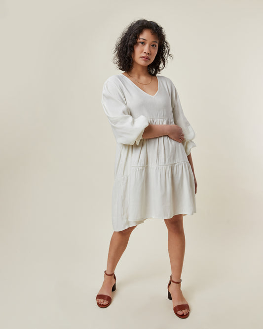 Leila Dress Off White