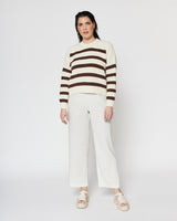 Ella Linen Pants Off White