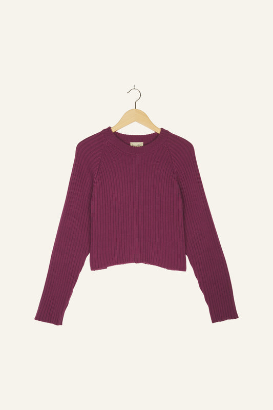 Ina Organic Cotton Jumper Berry