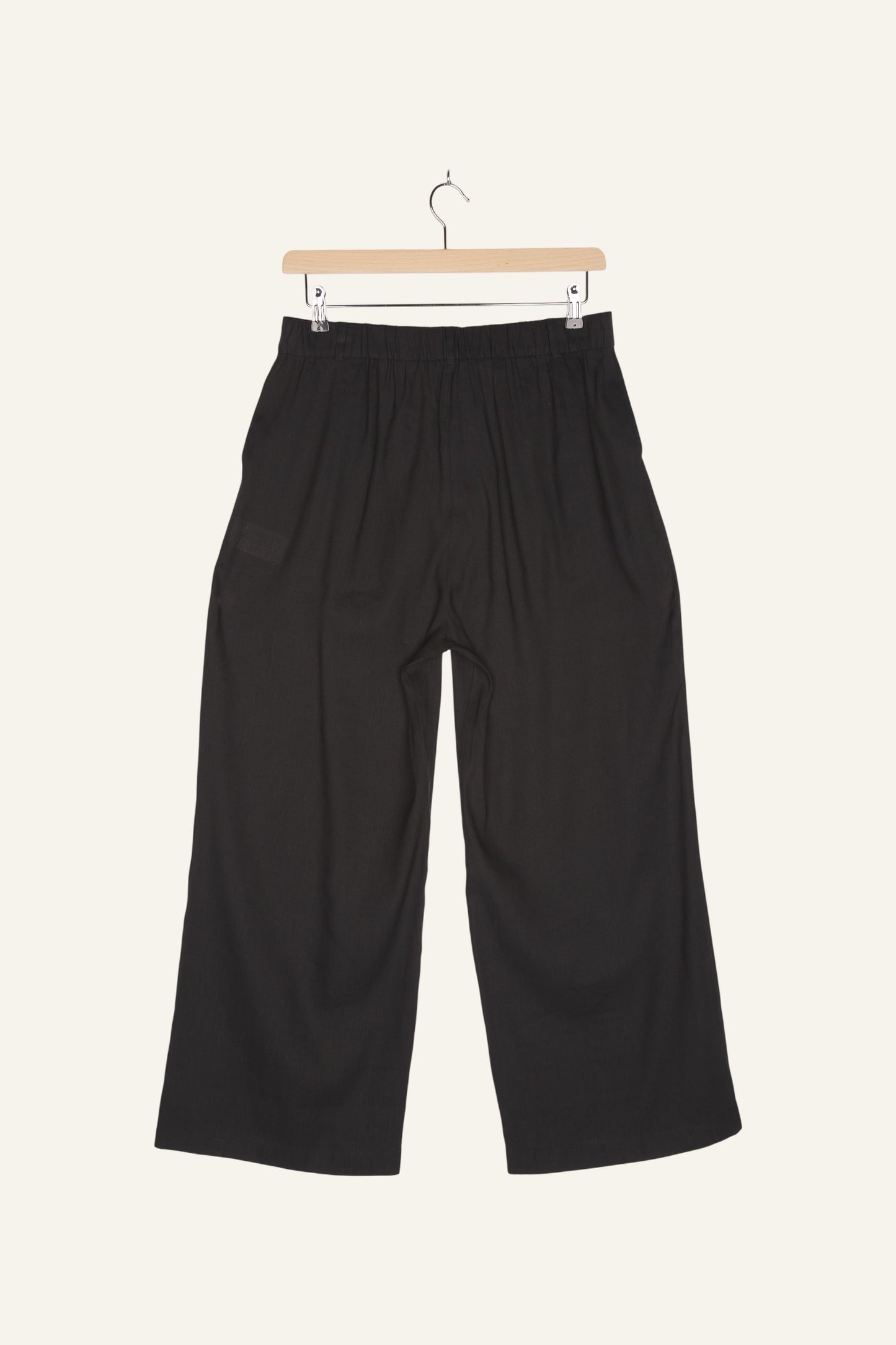 Larry Linen Pants Black