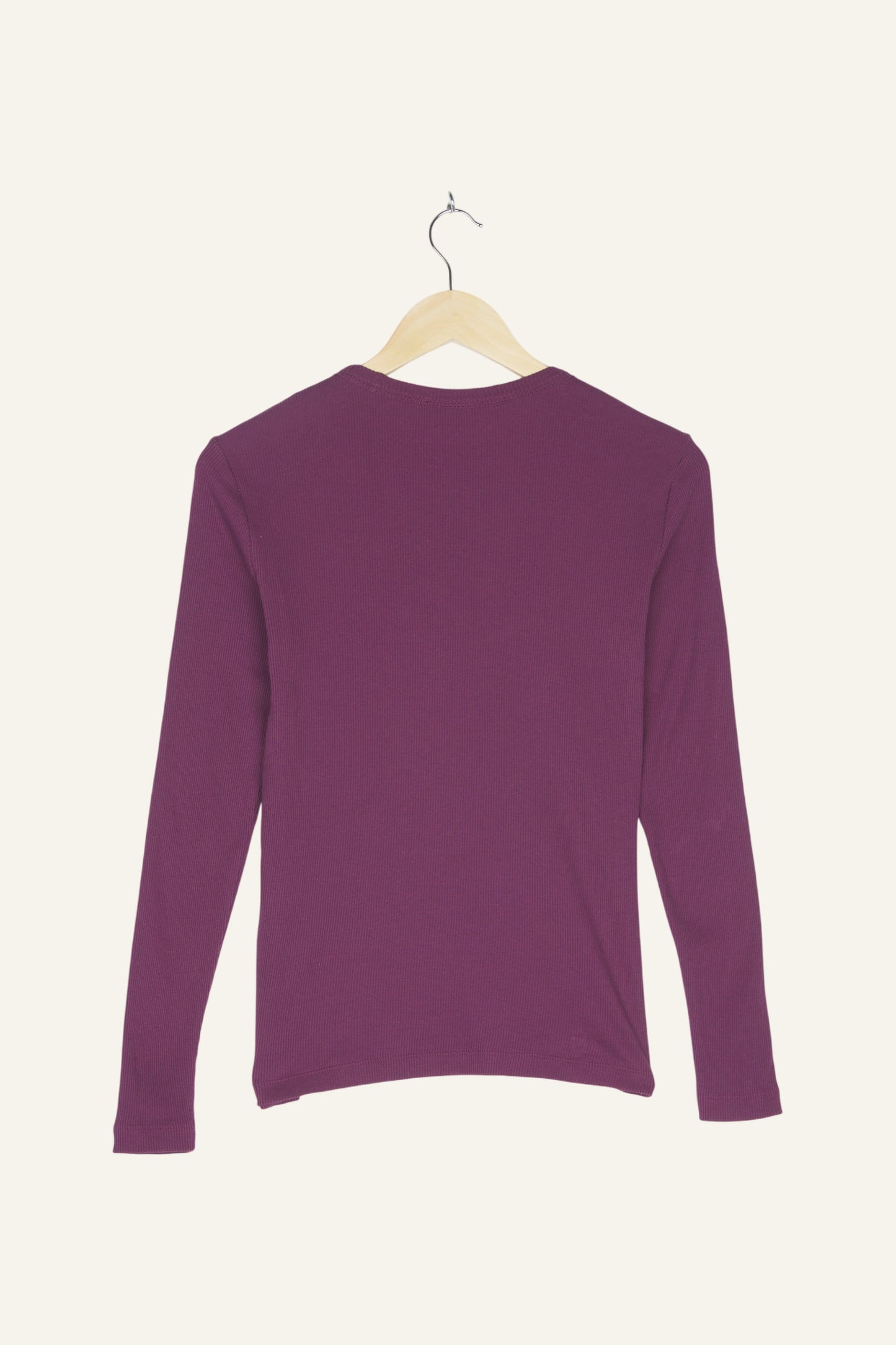 Leonie Rib Longsleeve Plum
