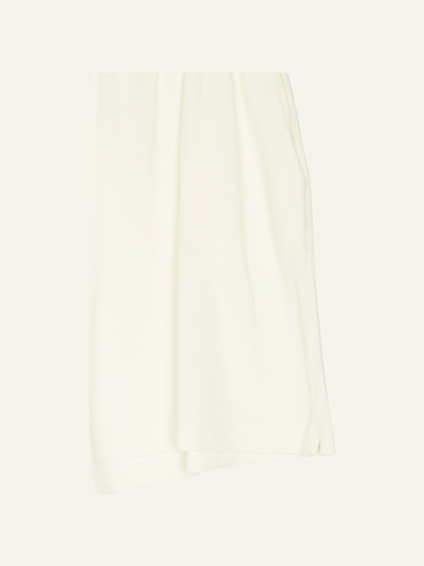 Capi Waffle Short Off White