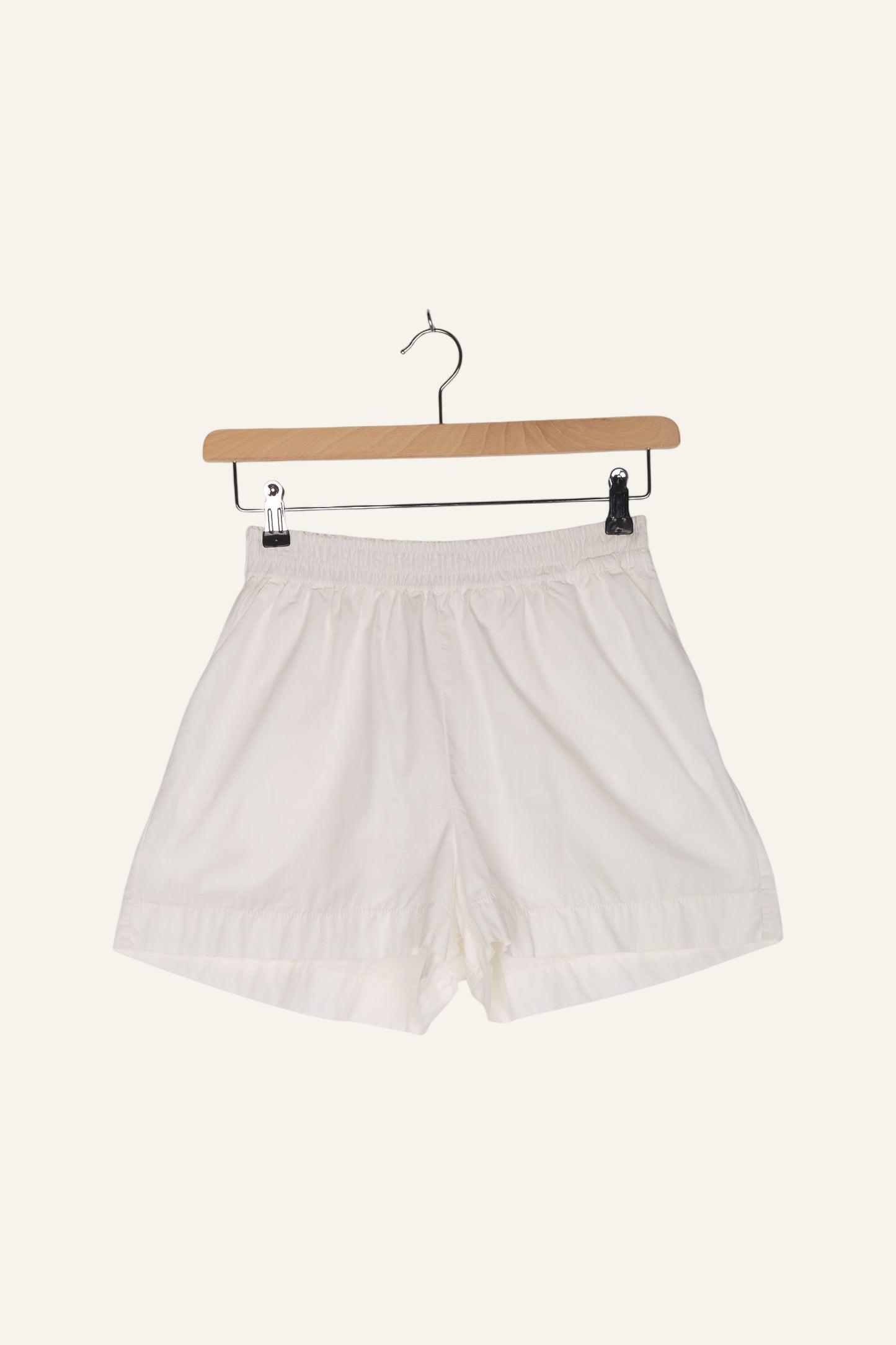 Jane Organic Cotton Shorts Eggshell