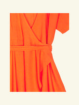 Daria Dress Tangerine Red