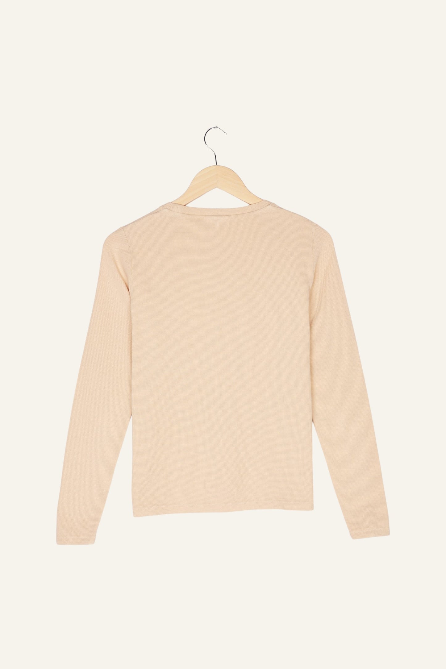 Carla Waffle Longsleeve Sand