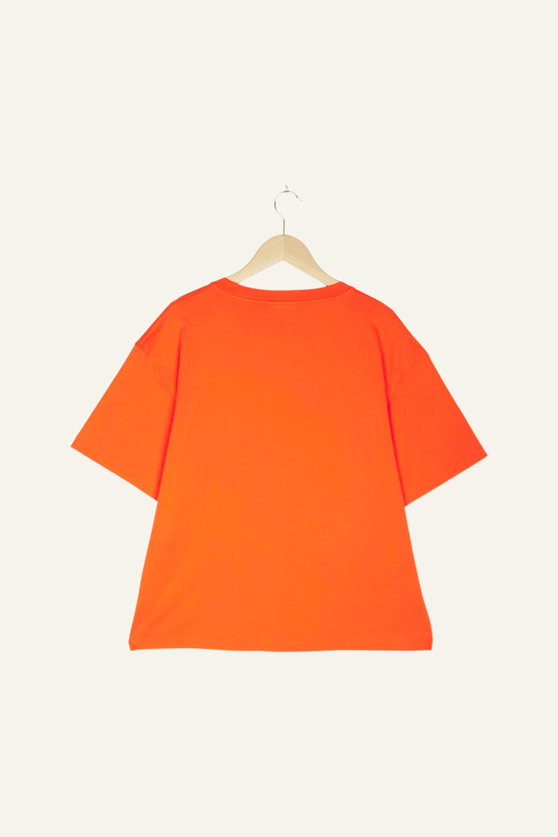 Basic Heavyweight T-Shirt Tangerine Red