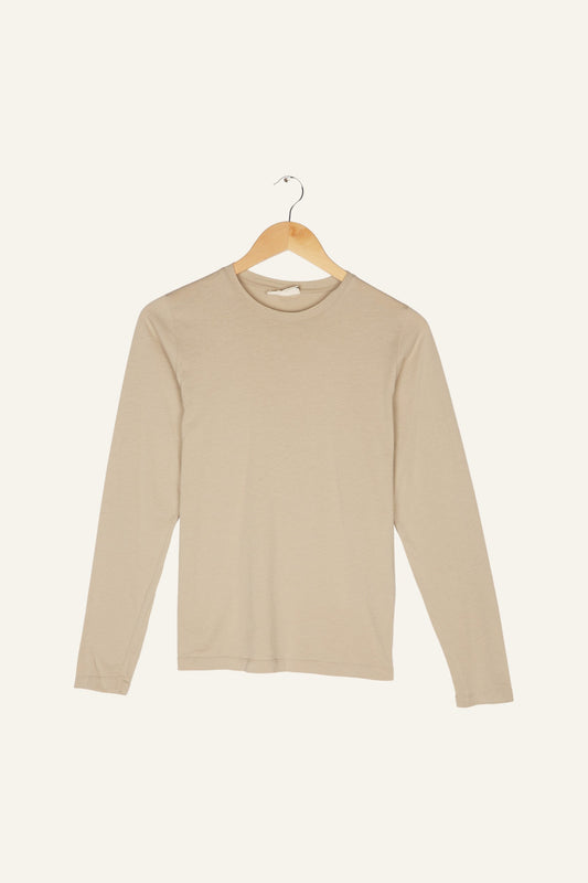 Basic Longsleeve Taupe