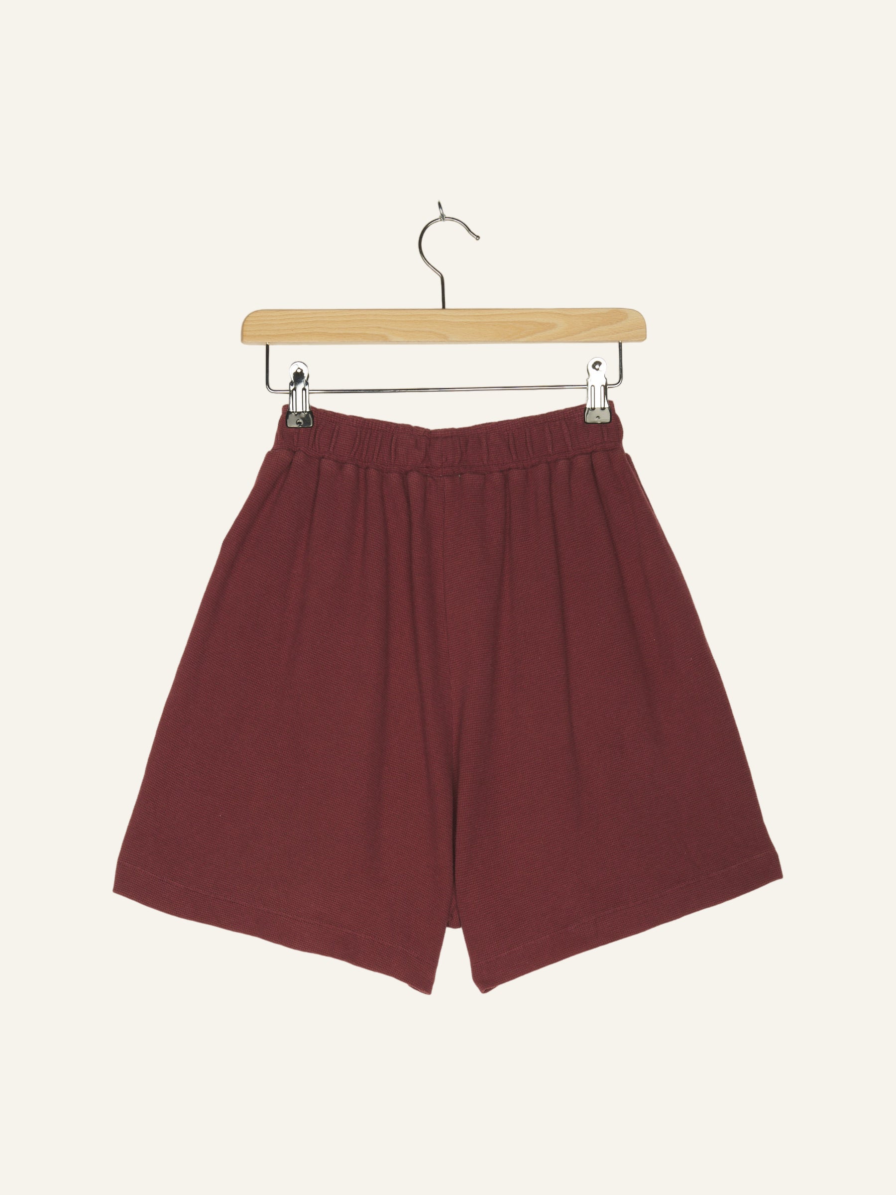 Capi Waffle Shorts Mahogany