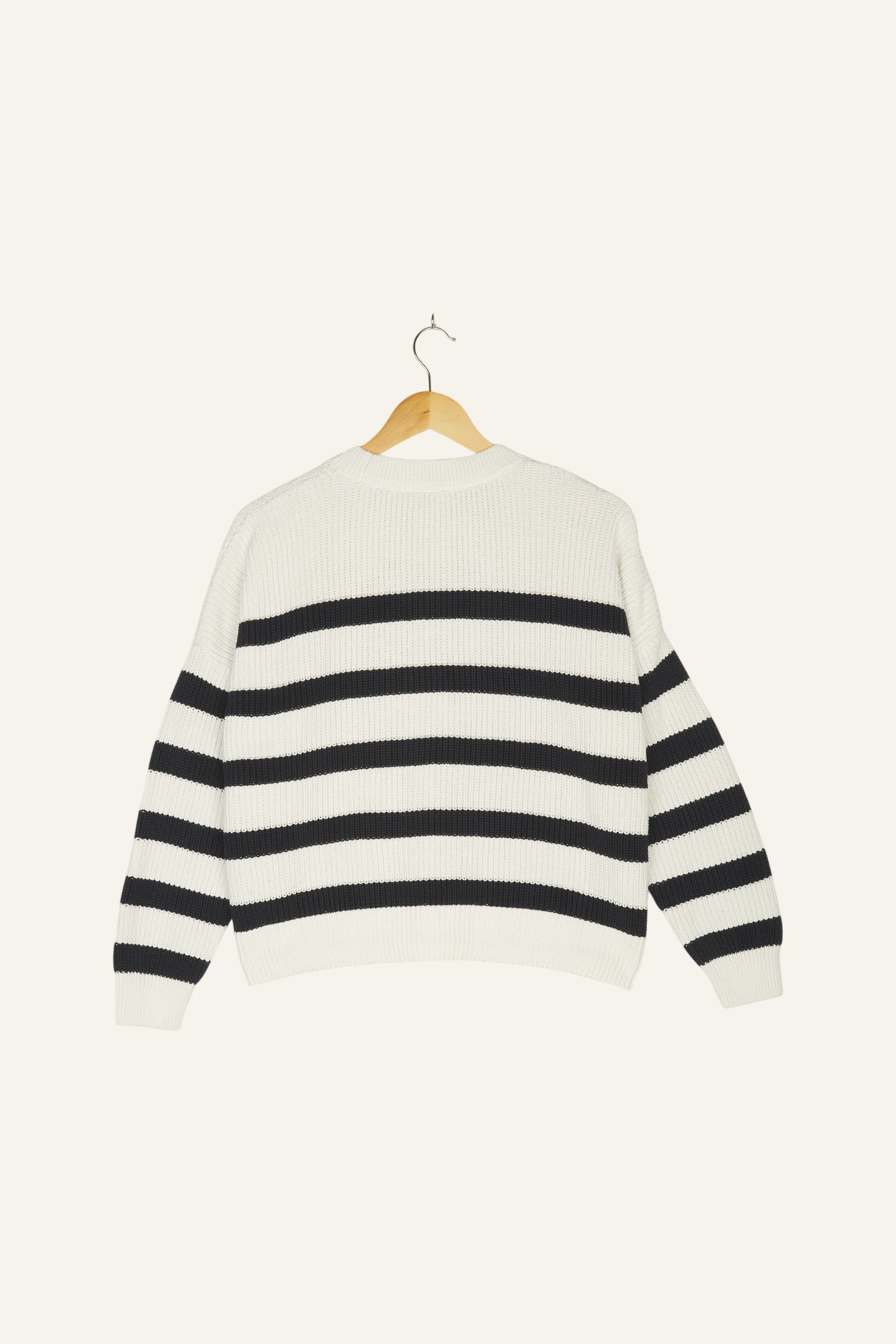 Berta Knitted Jumper Blue White