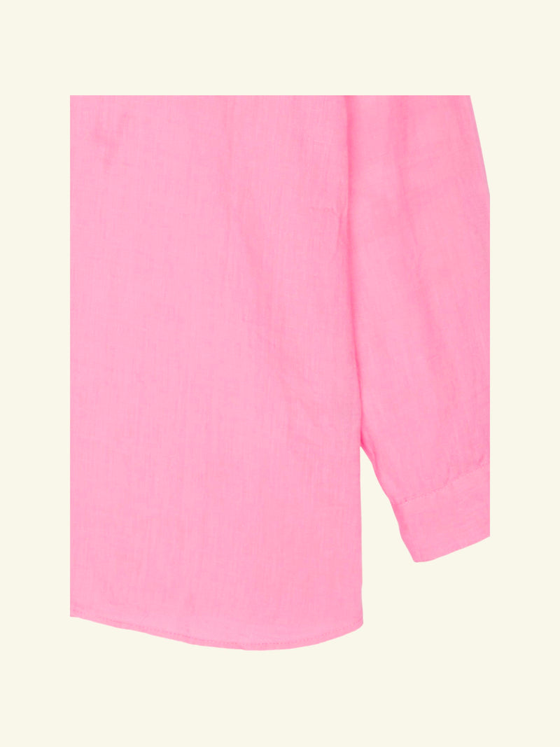 Jane Linen Shirt Pink