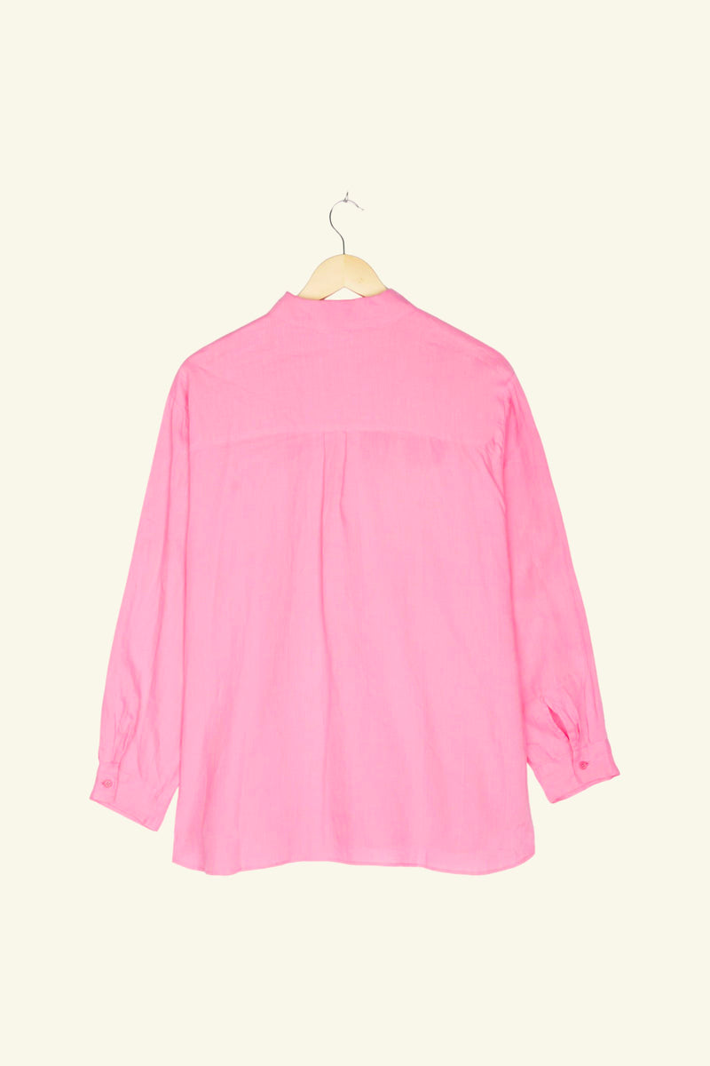 Jane Linen Shirt Pink
