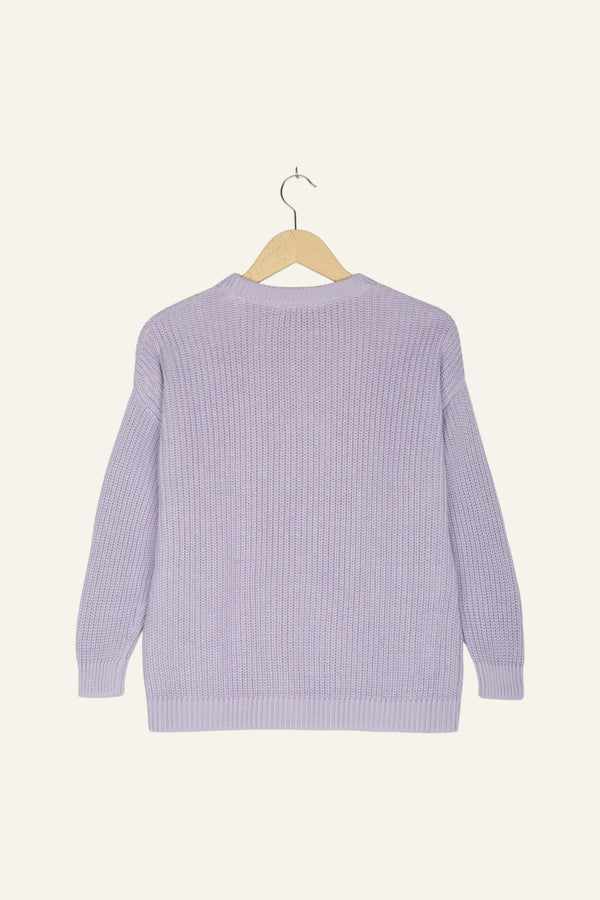 Marianne Knitted Jumper Lilac