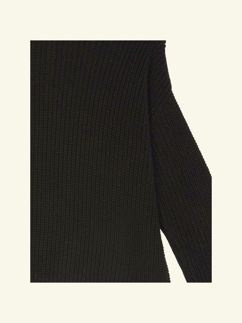 Berta Knitted Sweater Black