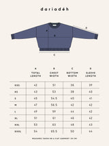 Bobbie Cropped Knitted Jumper Blueish Grey