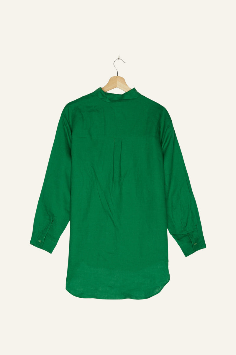 Esther Linen Shirt Green