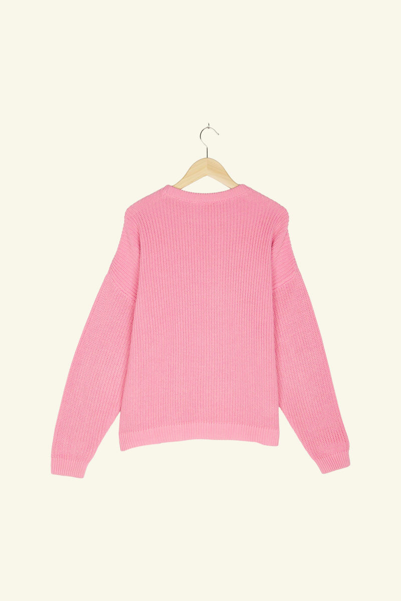 Marianne Knitted Sweater Pink