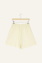 Capi Waffle Short Pale Yellow