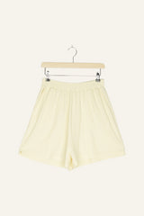 Capi Waffle Short Pale Yellow