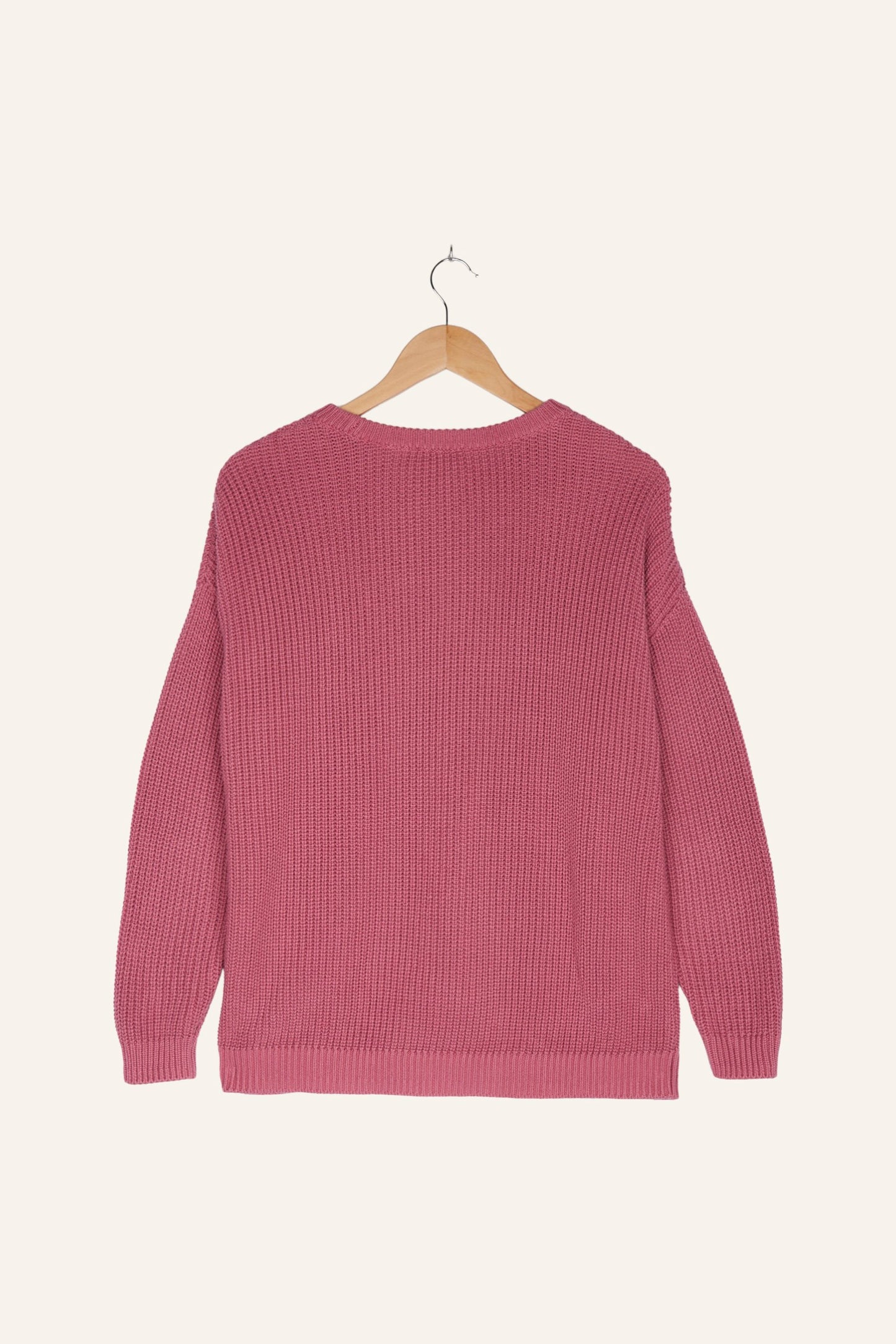 Marianne Knitted Jumper Red Violet