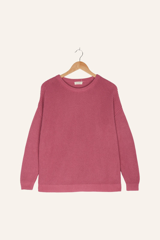Marianne Knitted Jumper Red Violet