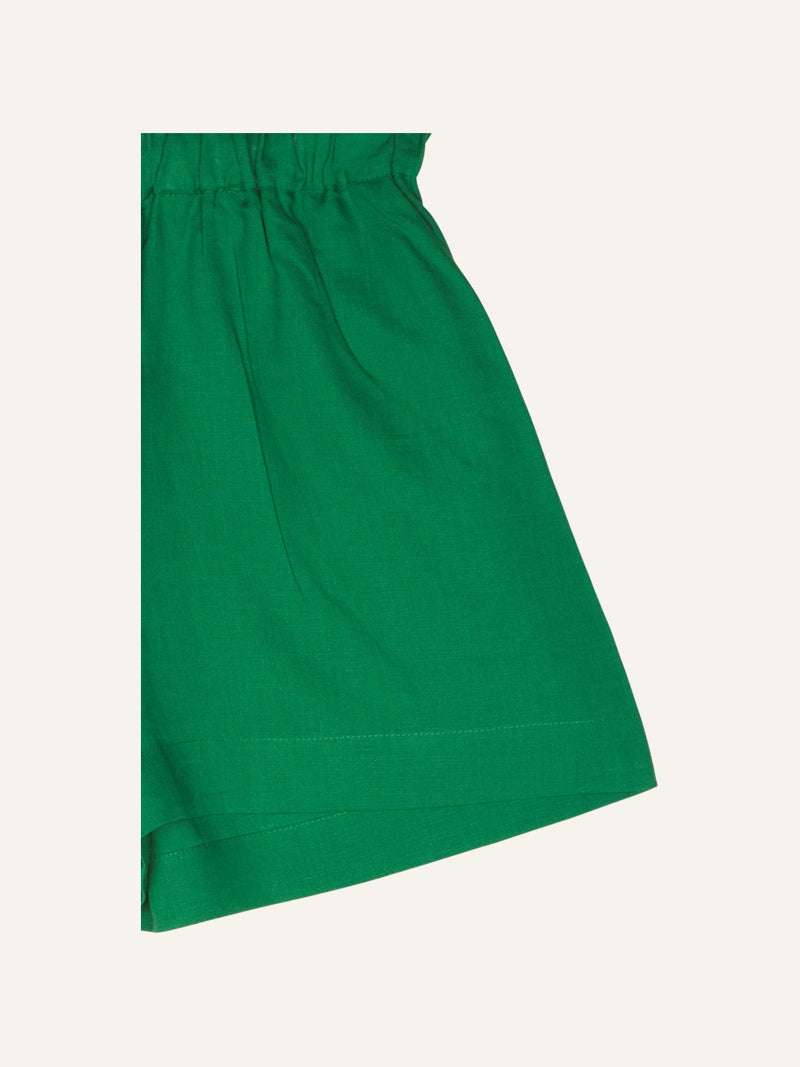 Jane Linen Shorts Green