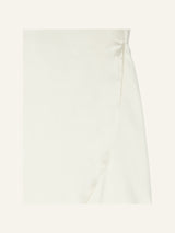 Lina Wrap Skirt Off White