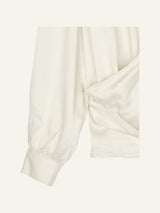 Nada Wrap Blouse Off White