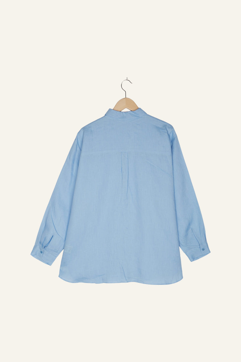 Jane Linen Shirt Soft Blue
